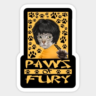 OG MARTIAL ARTS - Paws of Fury Sticker